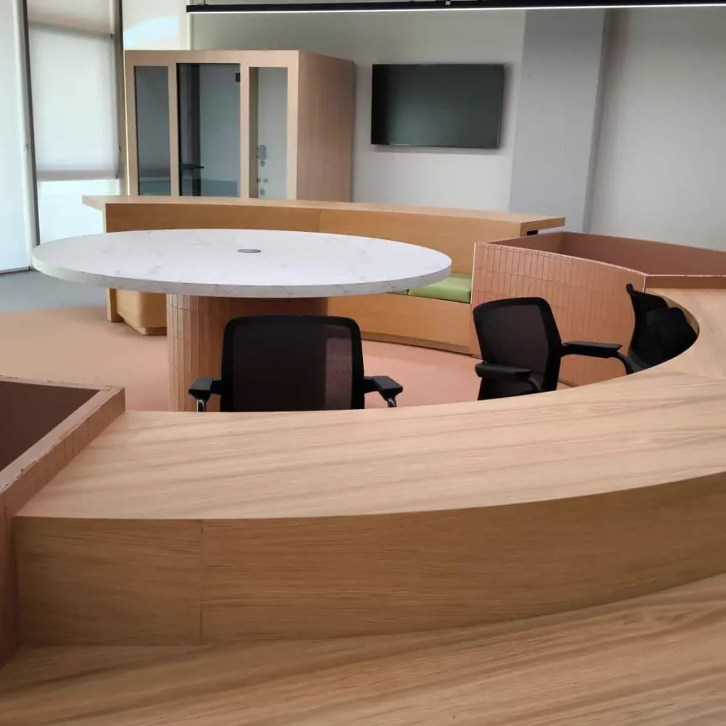 TaskUs HeliUs bespoke furniture