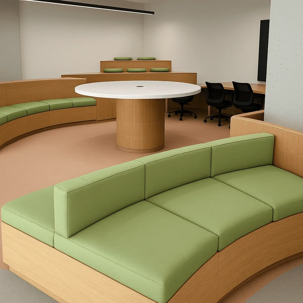 TaskUs HeliUs bespoke furniture